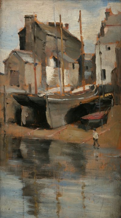 Barche e cottage da Norman Garstin